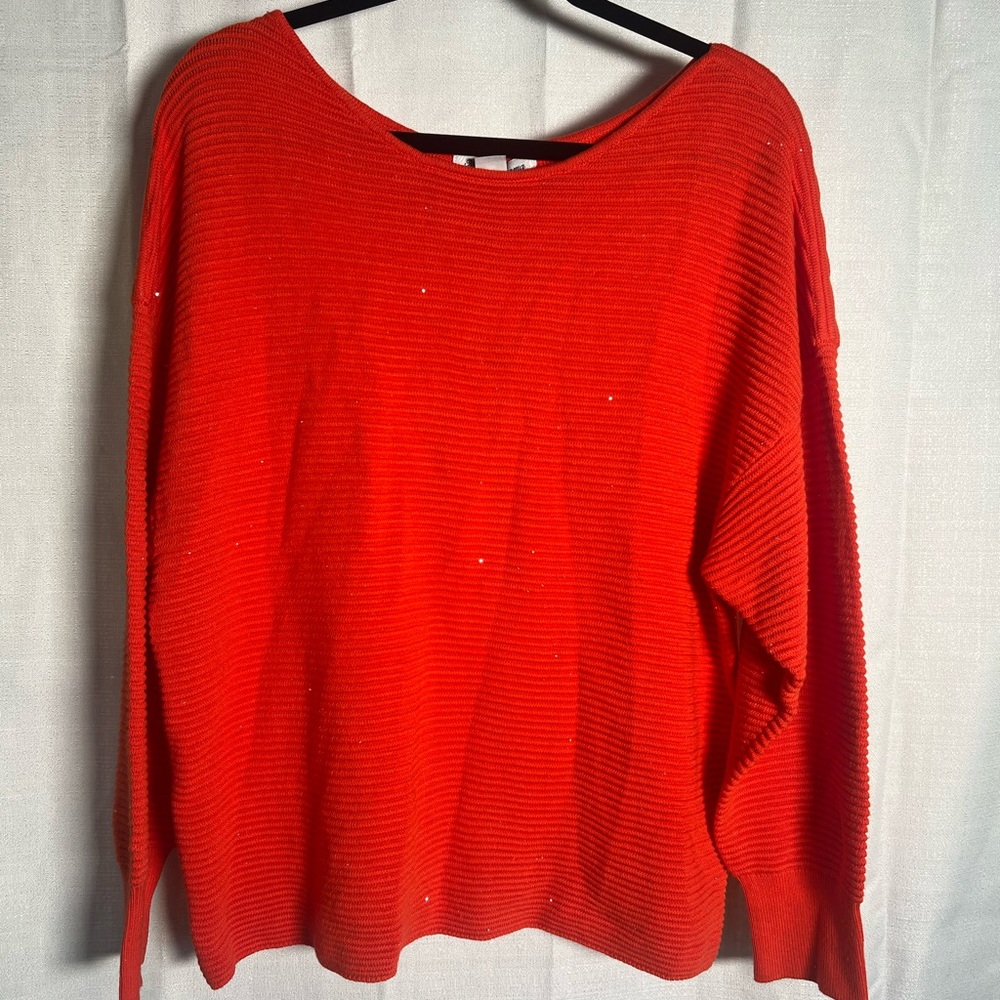 NWT Tommy Bahama Red Sparkle‎ Sweater- xl